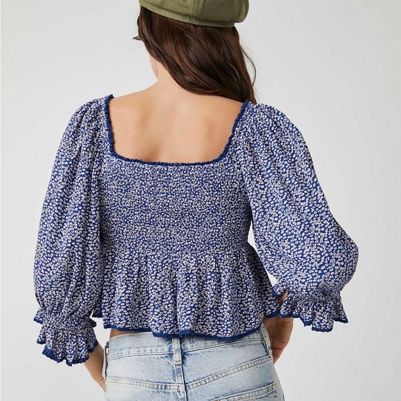 Free People Brittnee Printed Top - Picture 4 of 9